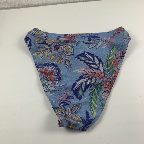 Becca South Pacific Danielle French Cut Women's Swim Bottom Blue Small NWT 6271 - Picture 4 of 6